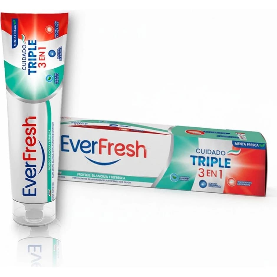 Crema Dental Everfresh Cuidado Triple 90g