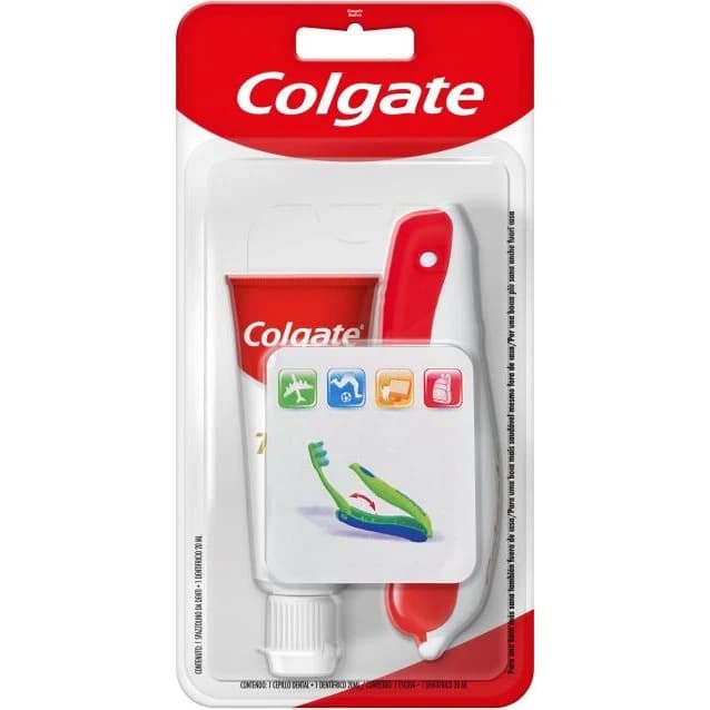 Kit Portátil Colgate Sensitive Original con Cepillo y Crema Dental 60 g