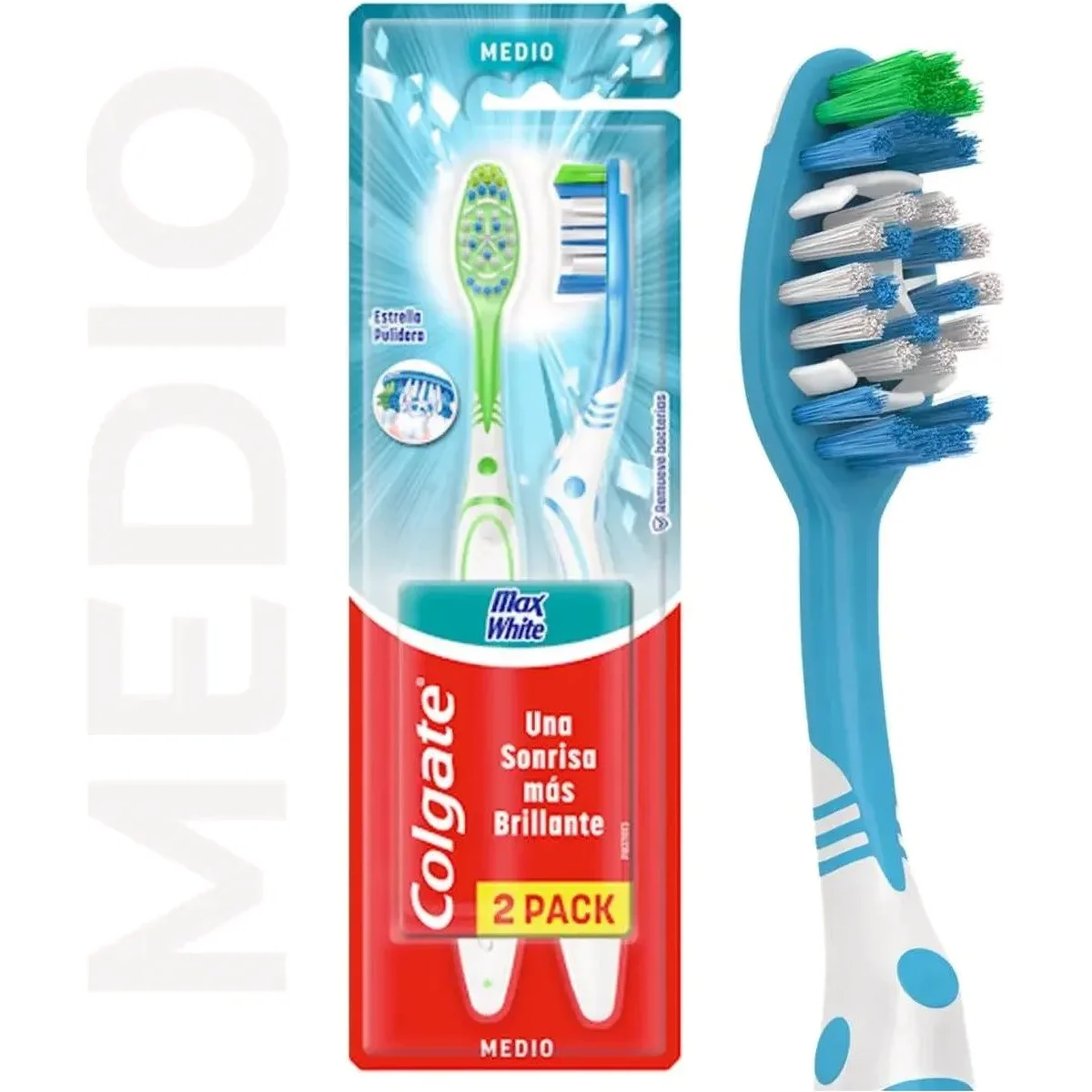 Cepillo de Dientes Colgate Max White Pack x 2