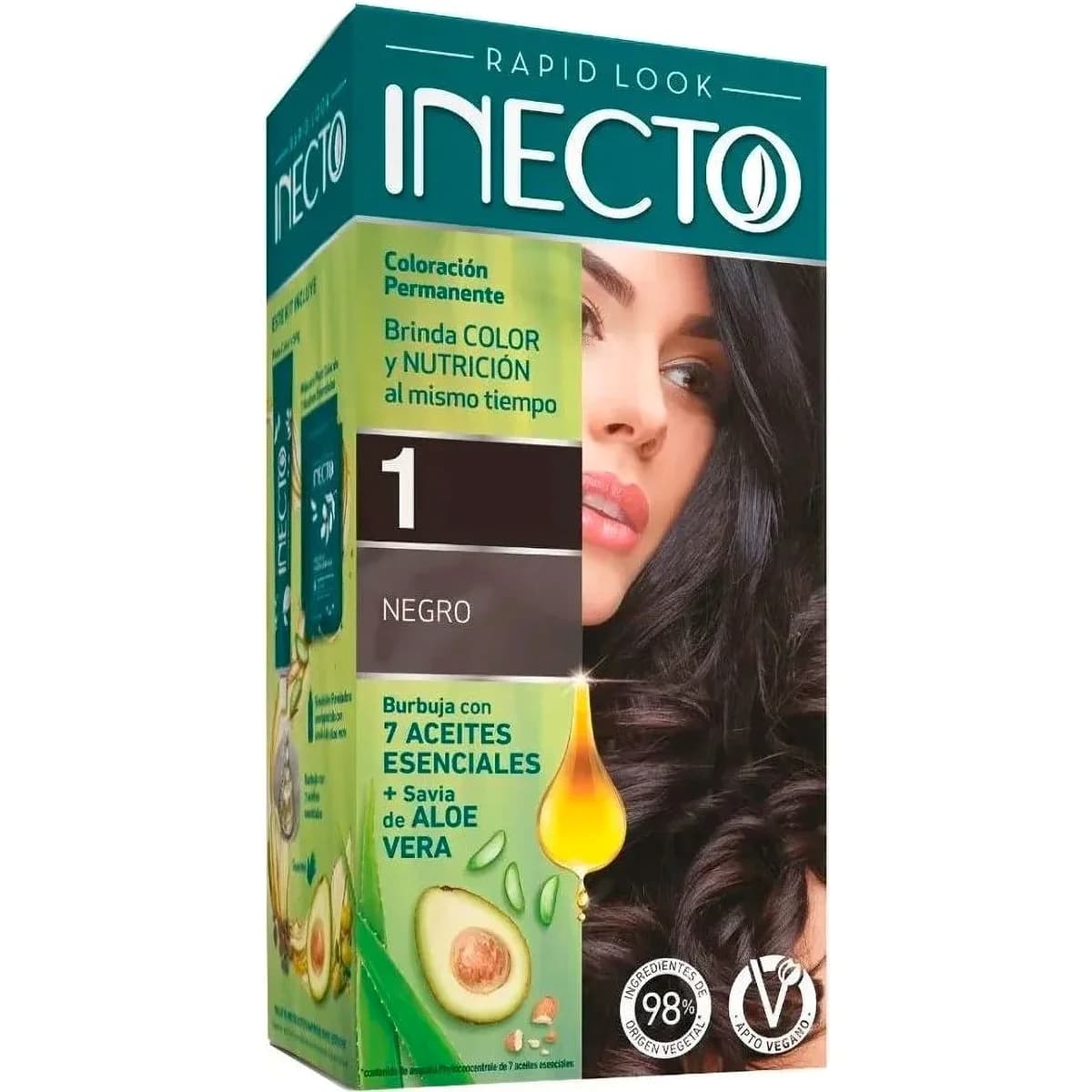 Tintura Capilar Inecto Rapid Look Tono 1