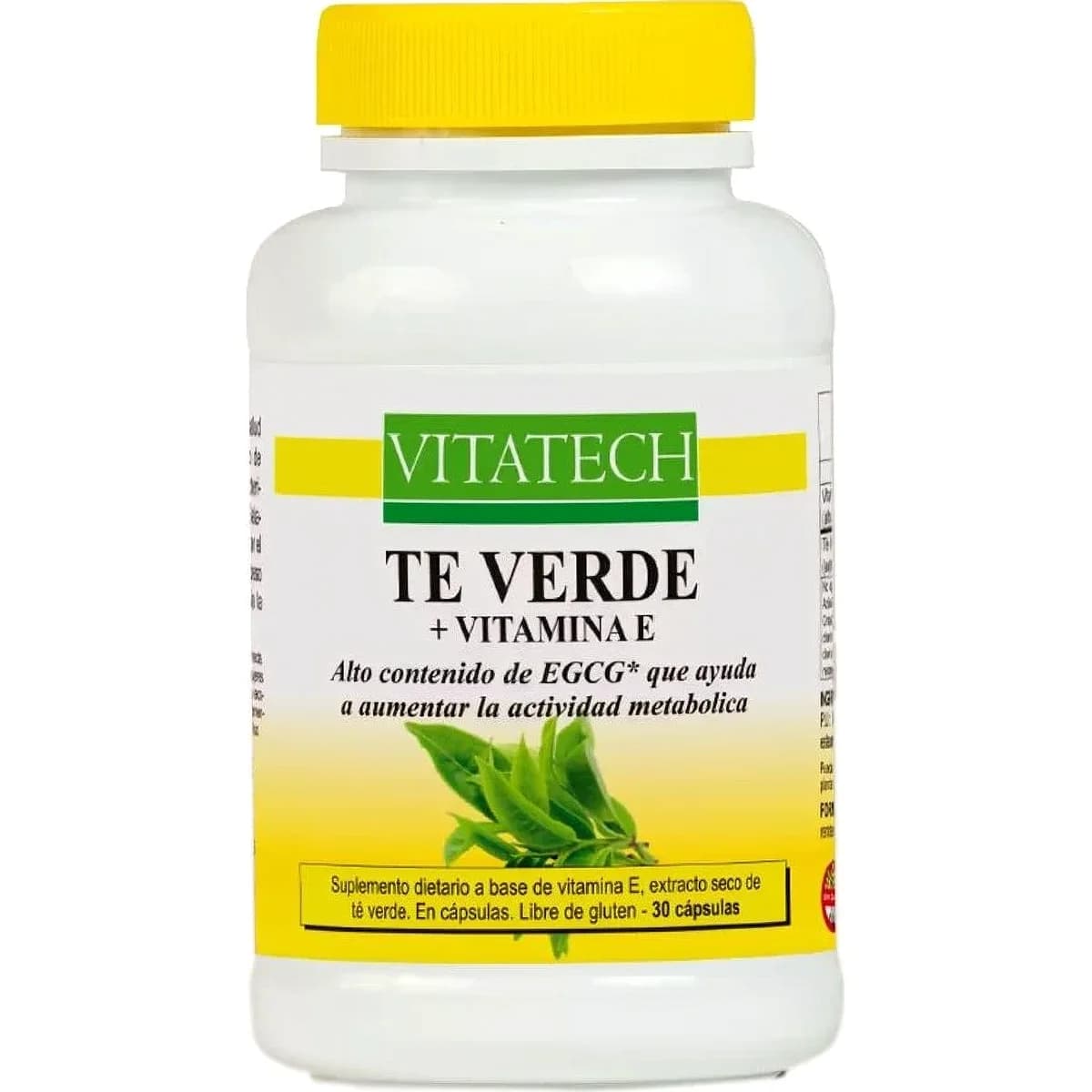 Suplemento Dietario Vitatech Té Verde x 30 Cápsulas
