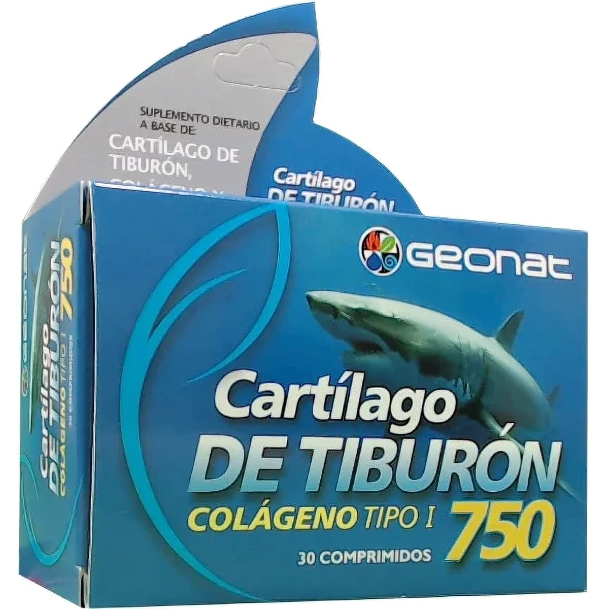 Suplemento Dietario Geonat Cartílago de Tiburón x 30 Comprimidos