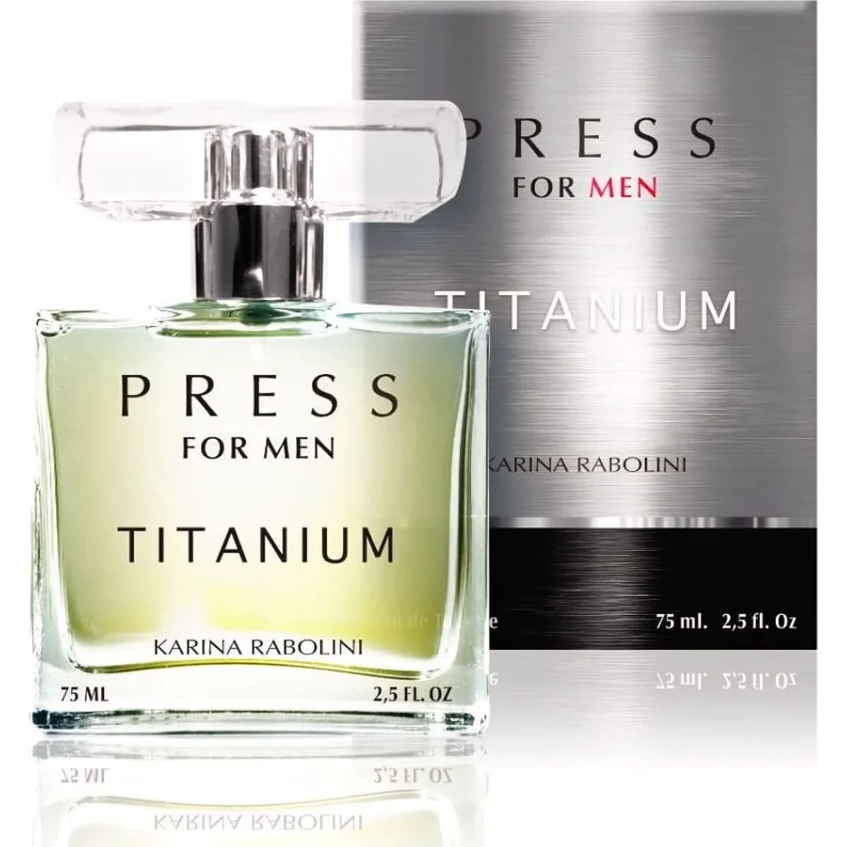 Press Titanium de Karina Rabolini EDT 75 ml