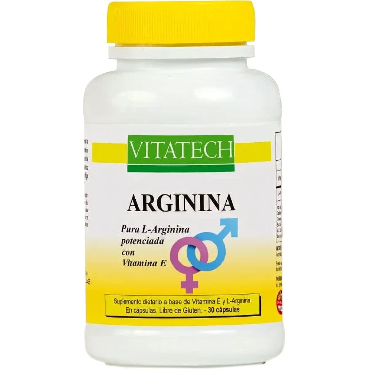 Suplemento Dietario Vitatech Arginina x 30 Cápsulas