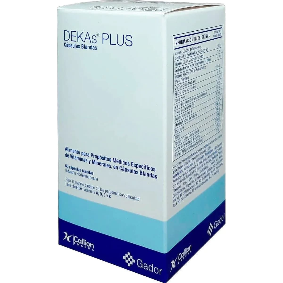 Dekas Plus Cápsulas 60 unidades