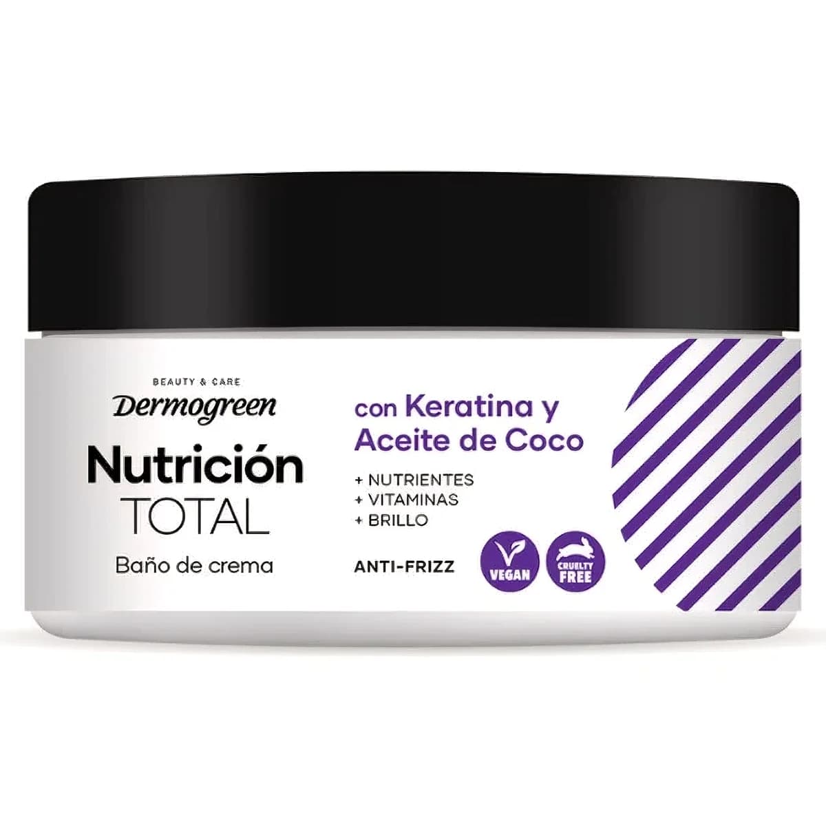Tratamiento Capilar Dermogreen Nutrición Total con Keratina y Coco 300 ml