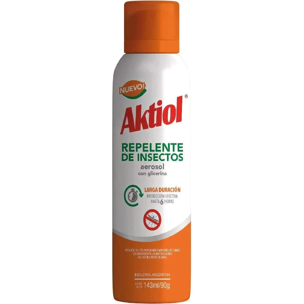 Repelente en Aerosol Aktiol con Glicerina 143 ml