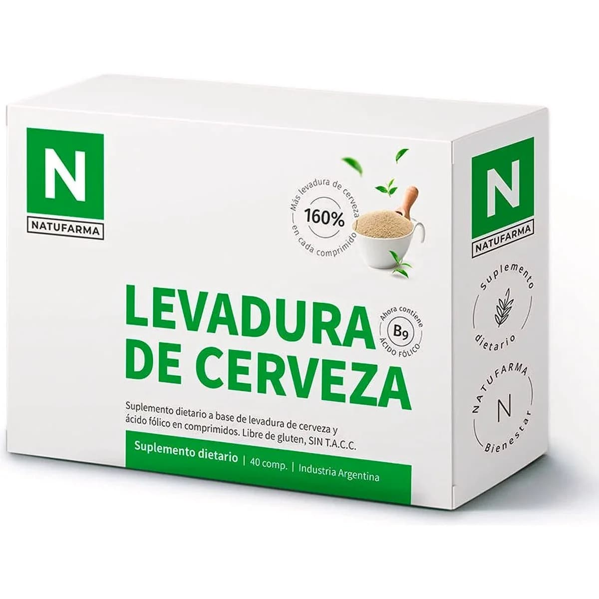 NATUFARMA LEV CERVE COMP X 40