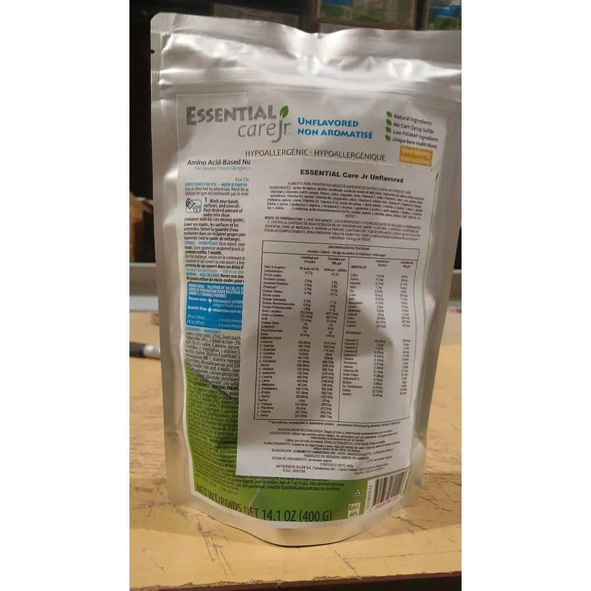 Essential Care Jr Alimento en Polvo Envase x 400 g