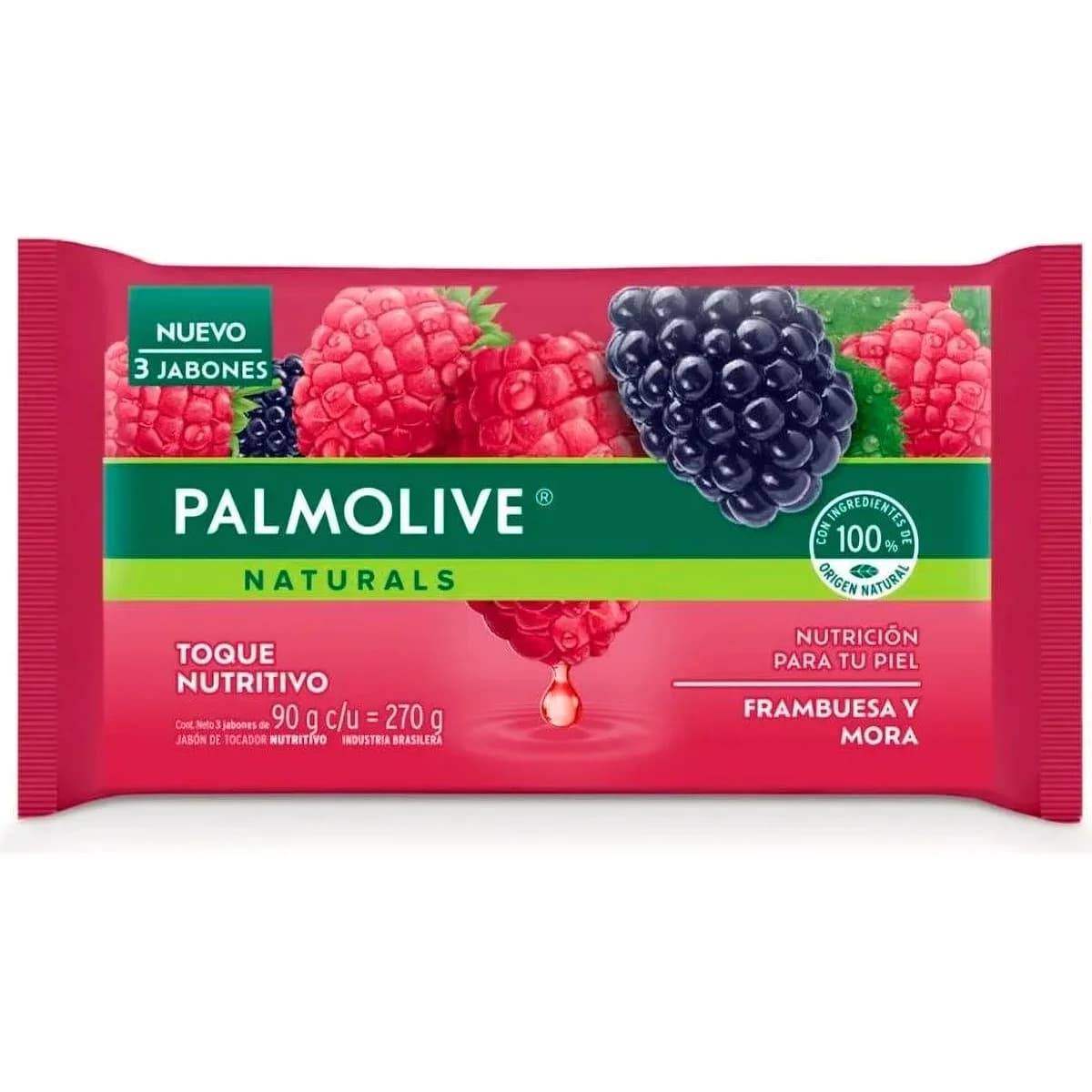 Jabón en Barra Palmolive Naturals Pack x3 90 g