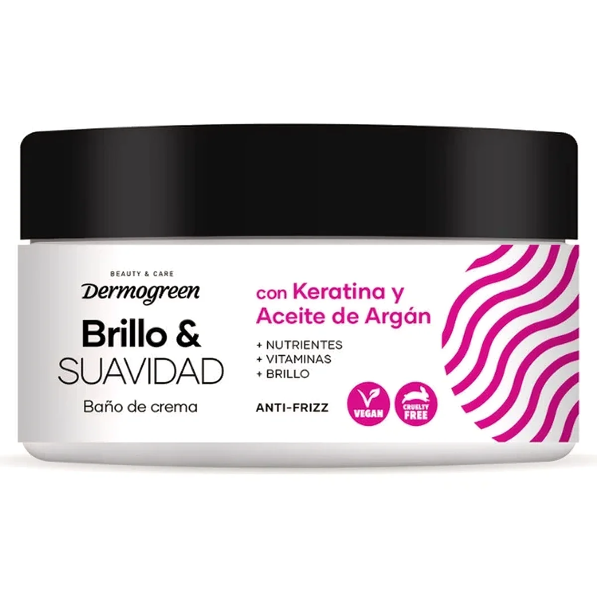 Tratamiento Capilar Dermogreen Brillo & Suavidad con Keratina y Argán 300 ml