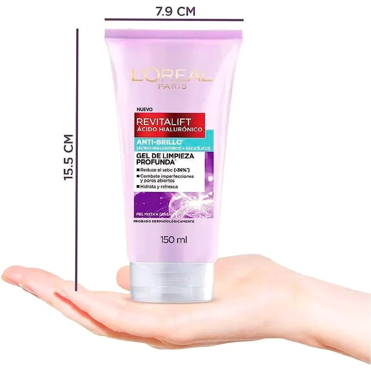 Gel de Limpieza L'Oréal Revitalift Anti-Brillo 150 ml
