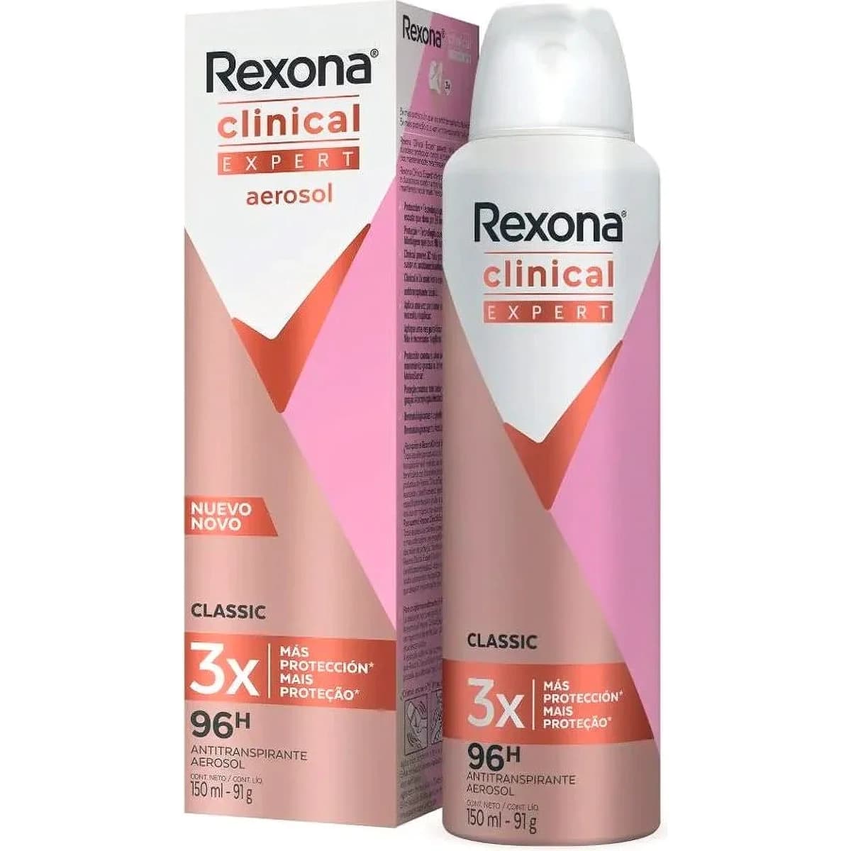 Desodorante Antitranspirante Aerosol Rexona Clin
