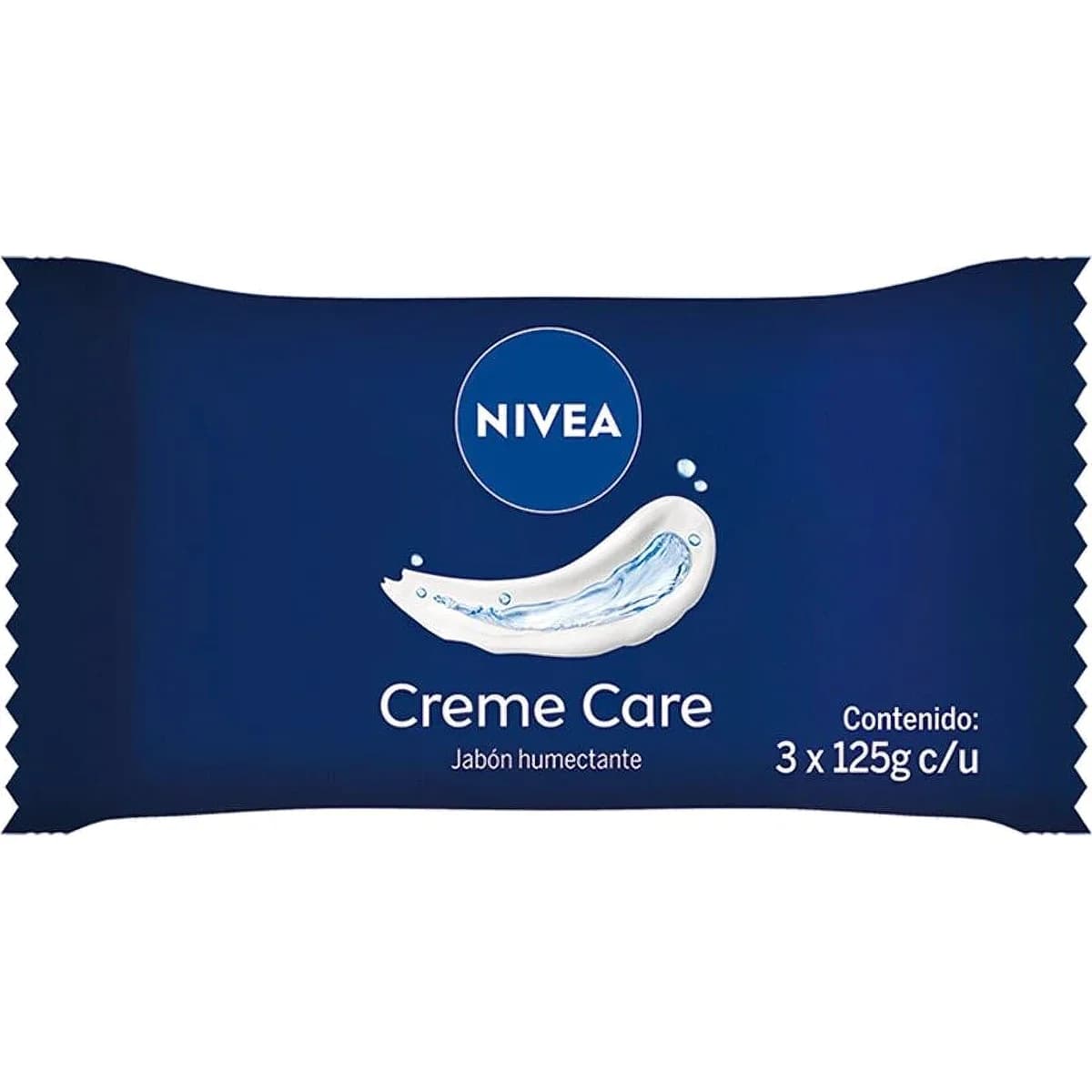 Jabón en Barra Nivea Creme Care 3 x 125 g