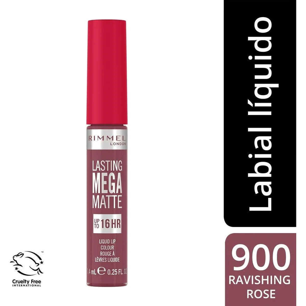 Labial Líquido Rimmel Lasting Mega Matte Tono 900