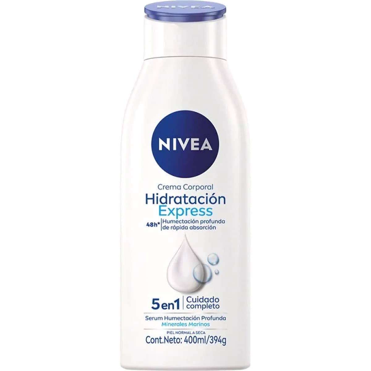 Crema Corporal Nivea Hidratación Express 5 en 1 400 ml