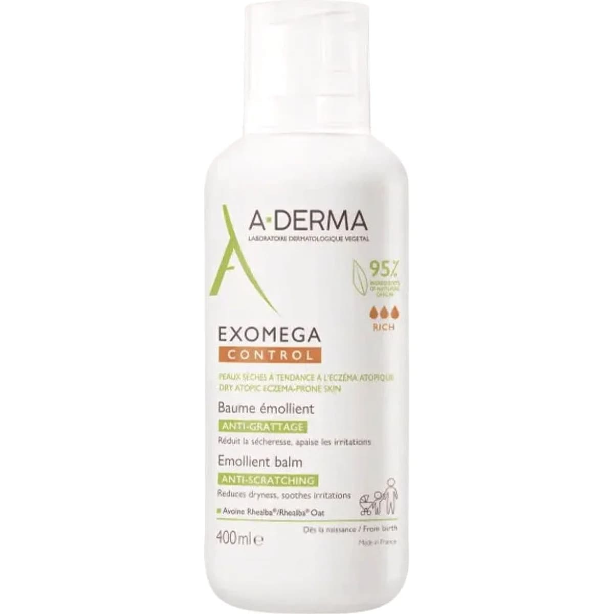 Bálsamo Emoliente A-Derma Exomega Control 400 ml