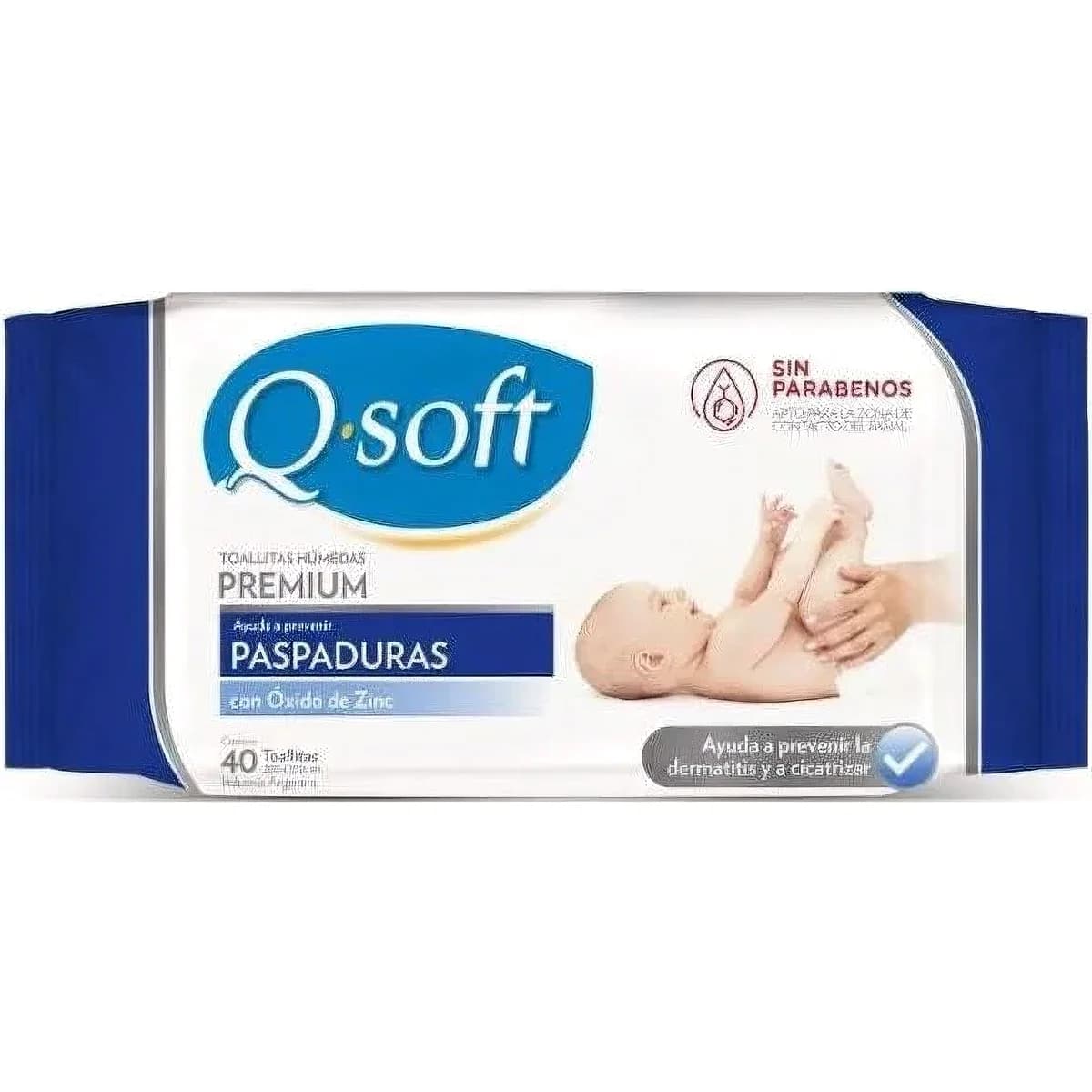 Toallitas Húmedas Q Soft Baby Premium para Paspaduras x 40 — Qsoft