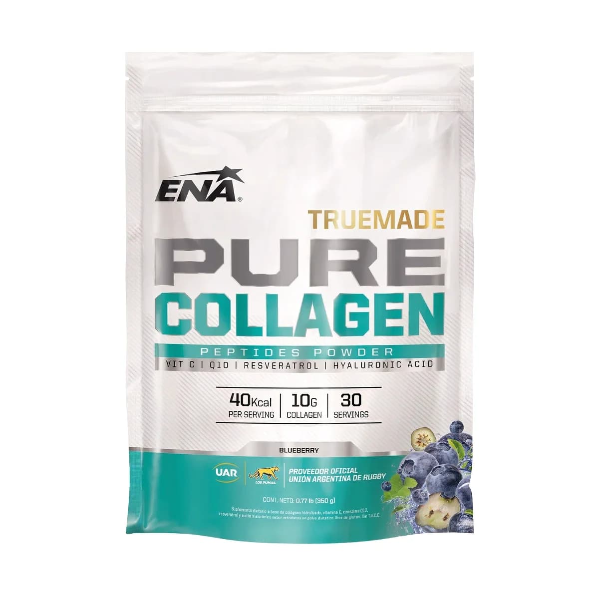 Colágeno ENA Pure Collagen Sabor Blueberry 349 g