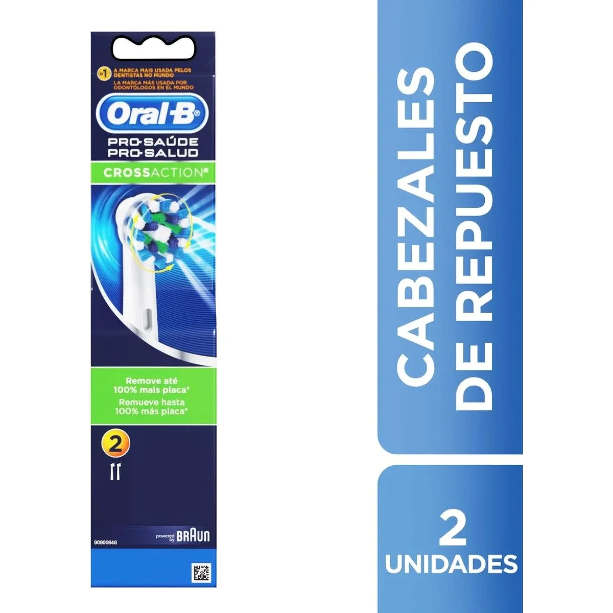Cabezales de Repuesto Oral-B Pro-Salud CrossAction x2