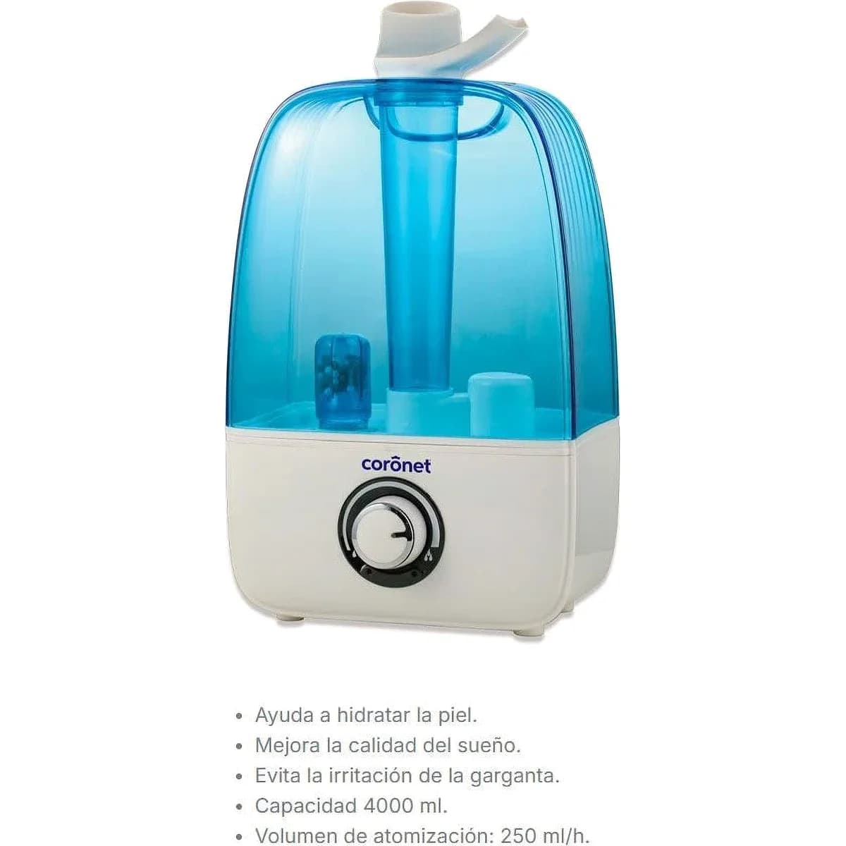 Humidificador Ultrasónico Con Ionizador Coronet TL-330