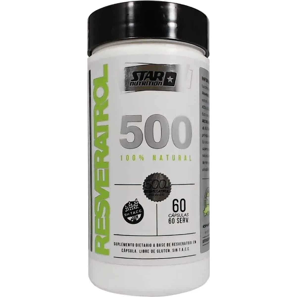 Suplemento Dietario Star Nutrition Resveratrol 500 x 60 Cápsulas