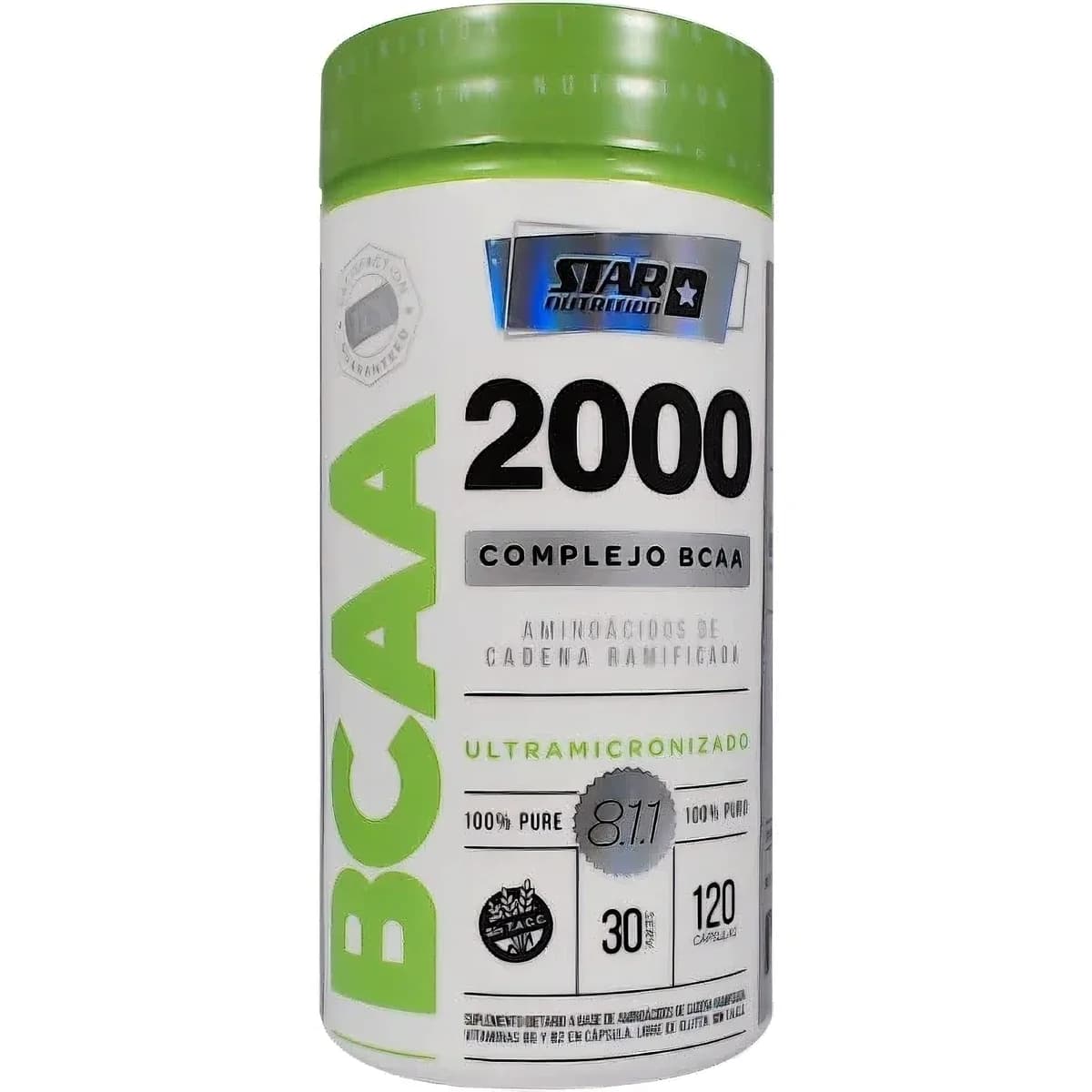 BCAA 2000 Star Nutrition x 120 Cápsulas