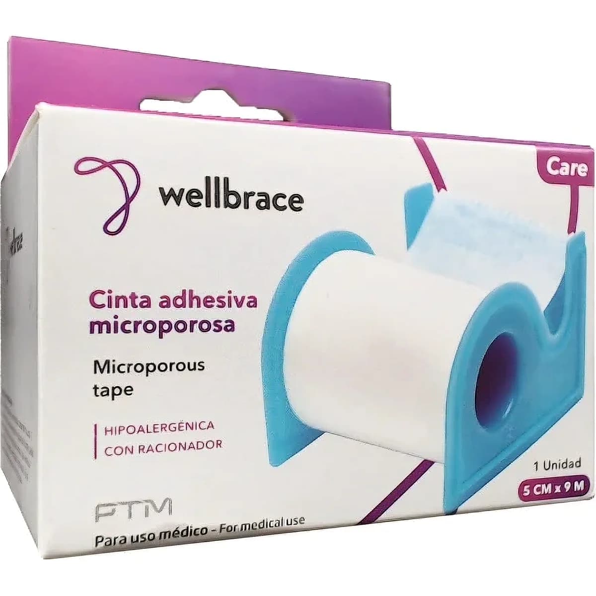 Cinta Microporosa Wellbrace 5 cm Individual