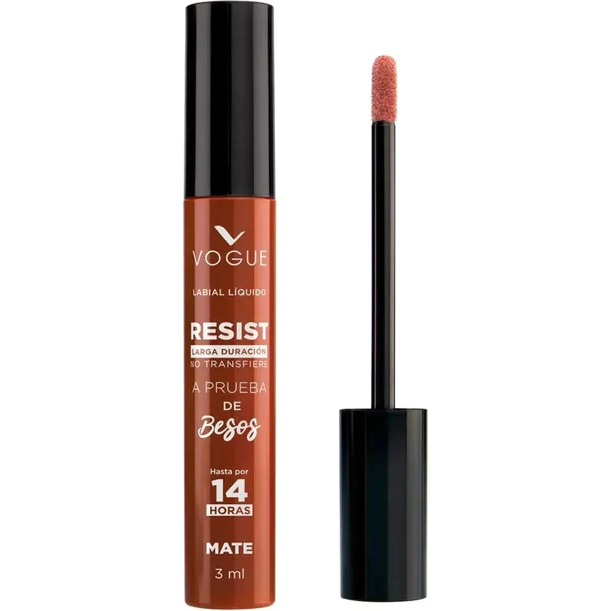Labial Líquido Vogue Resist Tono Misteriosa