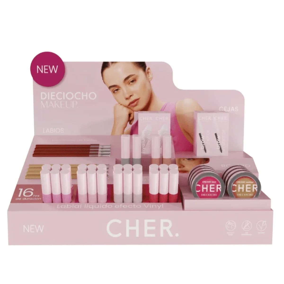 Maquillaje para Labios Cher Dieciocho