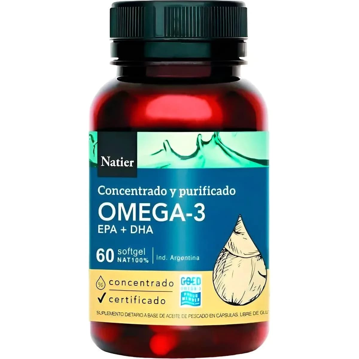 Omega-3 Natier Softgel x 60 Cápsulas