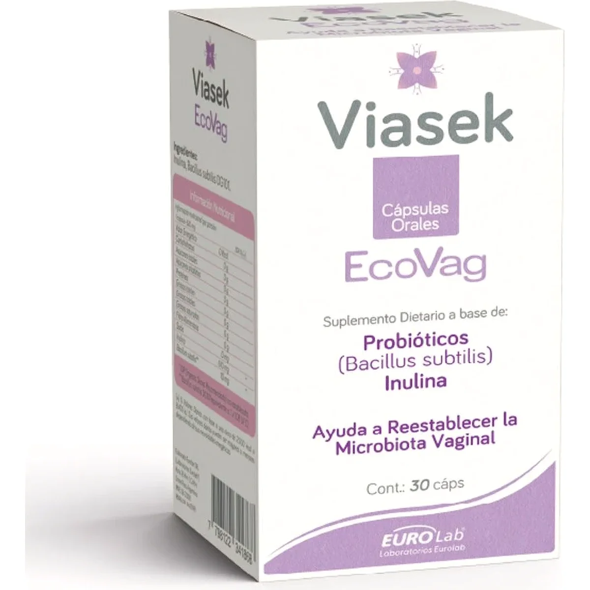 Viasek Ecovag Cápsulas x 30