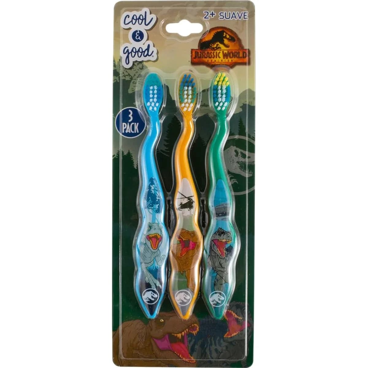 Cepillo Dental Infantil Jurassic Pack de 3 — Cool