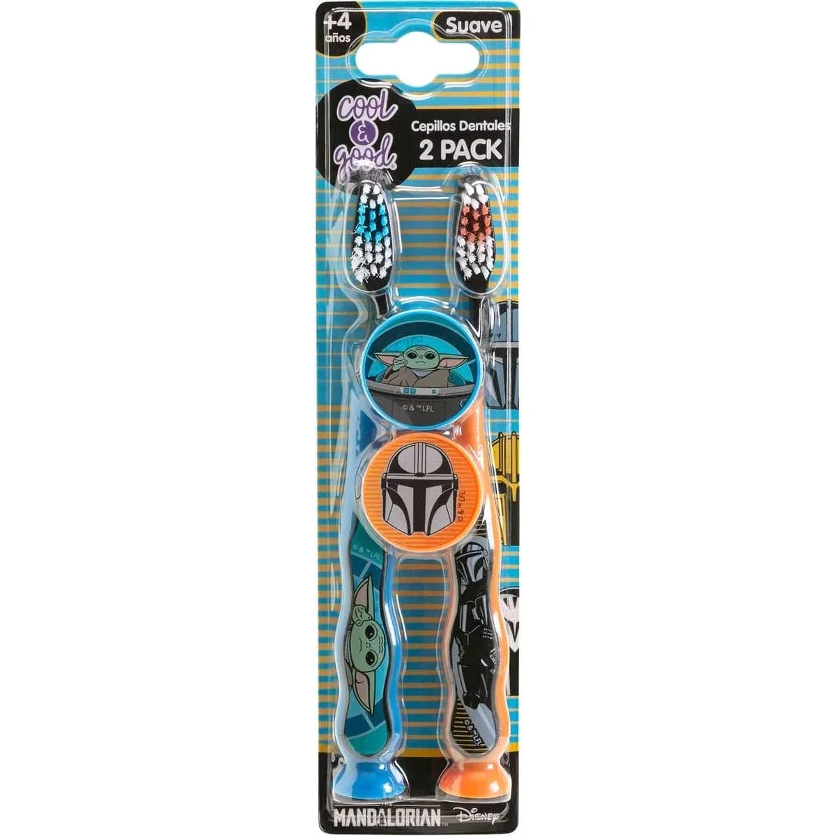 ORAL CARE - 2 PACK + 2 CAPS STAR WARS ( 2 CEPILLO + 2 CAP 3D ) — Cool