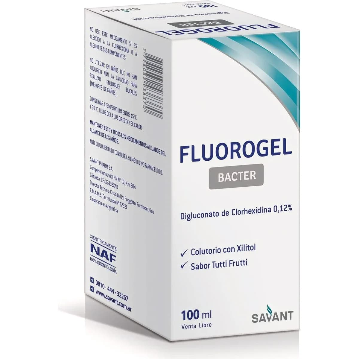 Enjuague Bucal Fluorogel Bacter Colutorio 100 ml