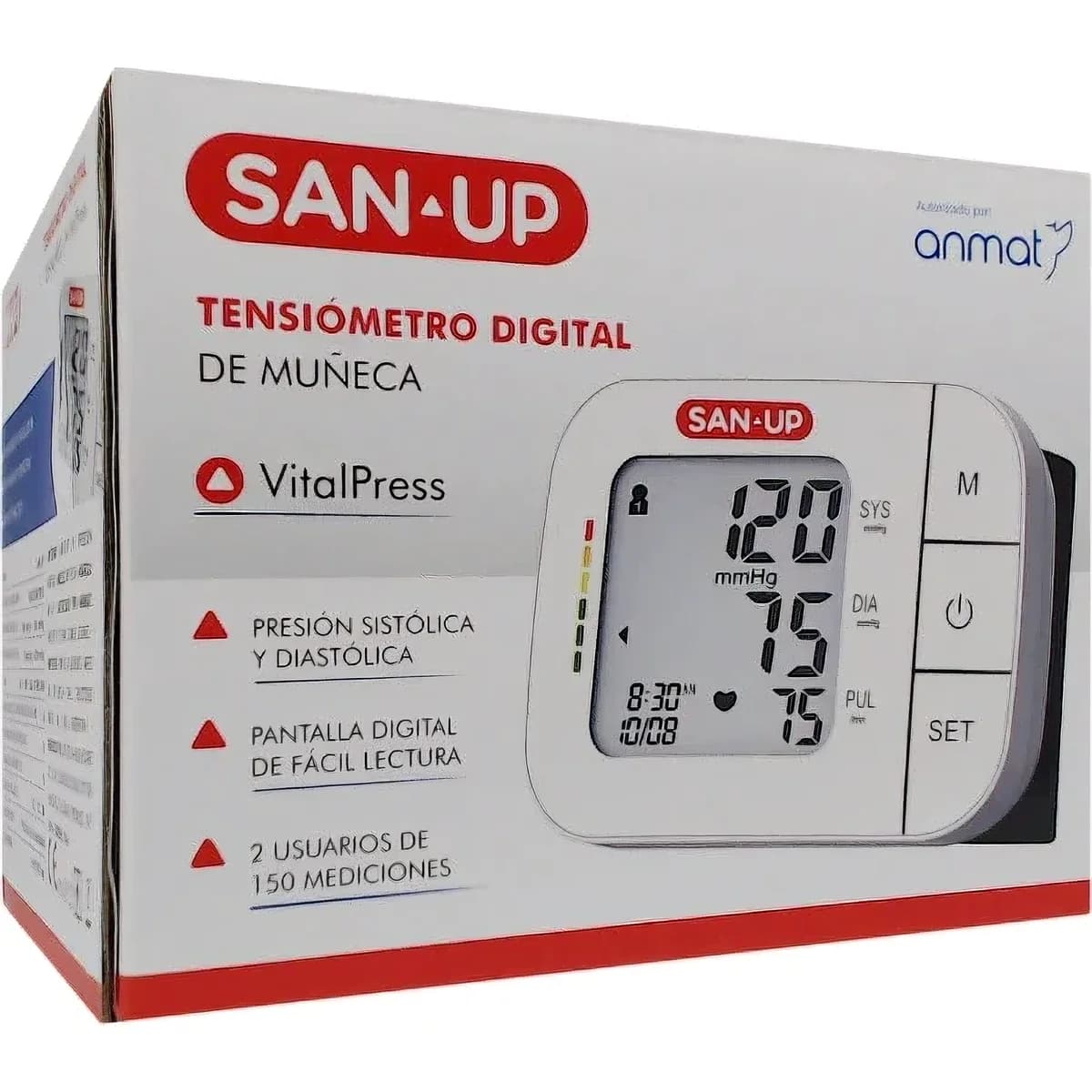 Tensiómetro Digital de Muñeca San-Up Vitalpress — San.Up