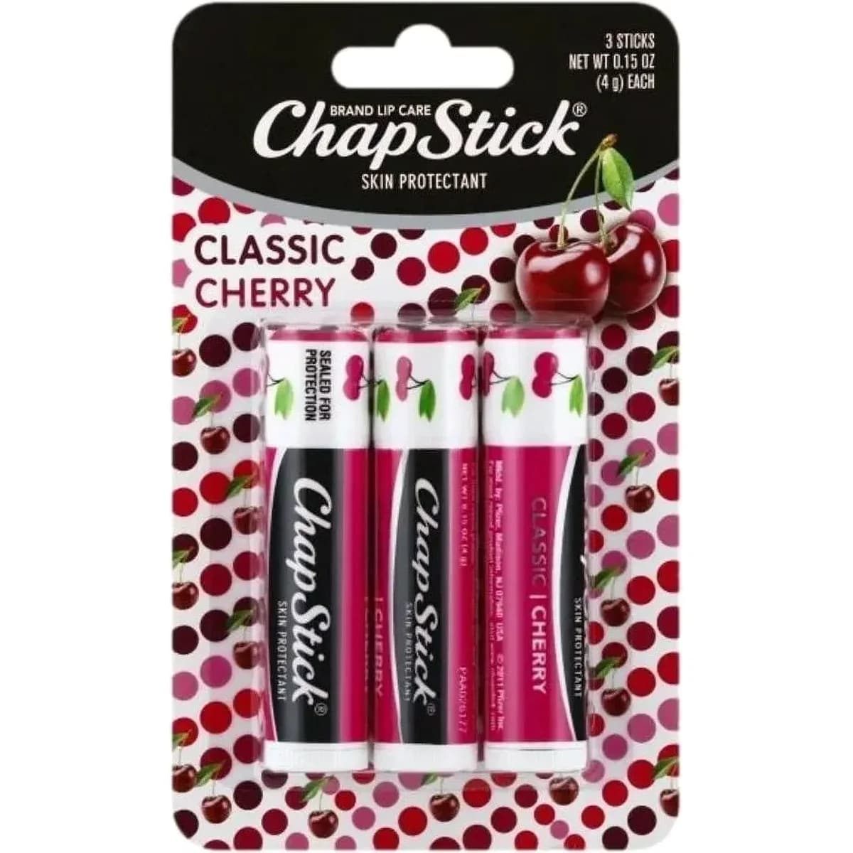 Labial Chapstick Cereza Pack x3