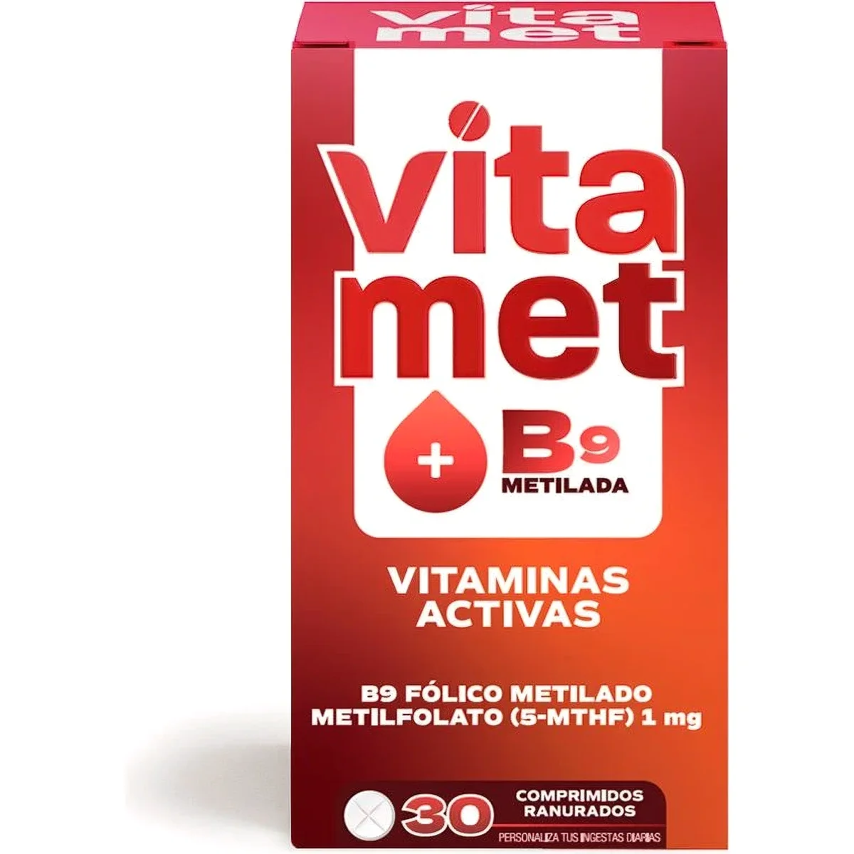 Suplemento Dietario Vitamet B9 Metilado x 30 Comprimidos