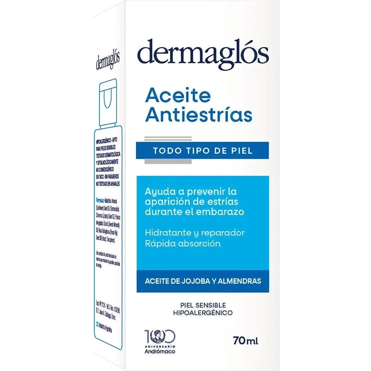 Aceite Antiestrías Dermaglós 70ml