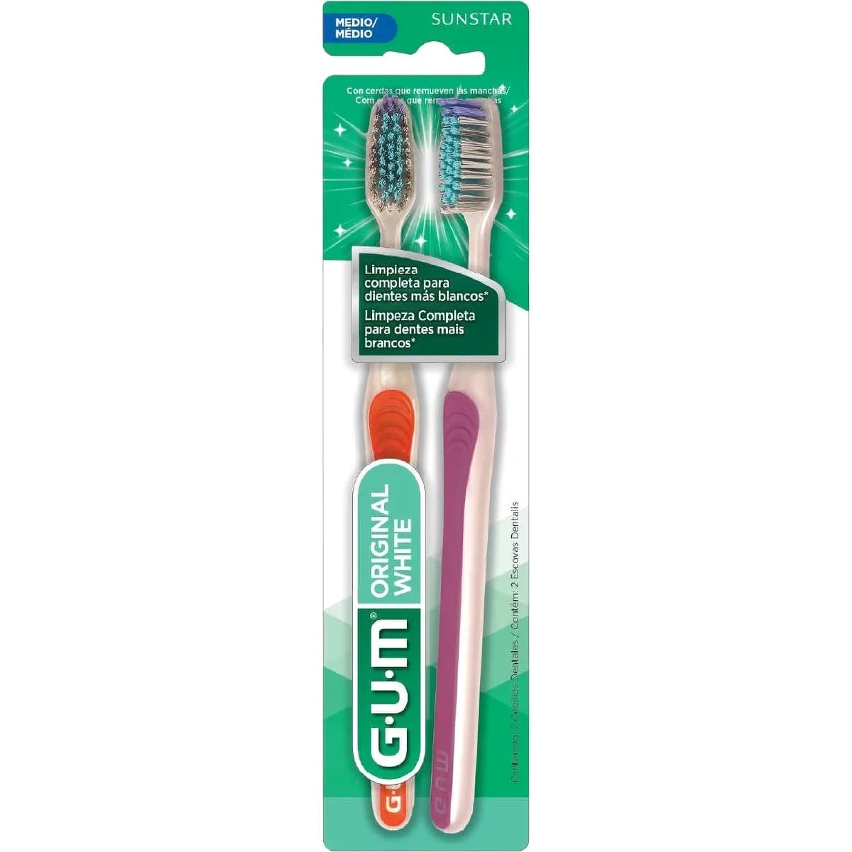 Cepillo de Dientes GUM Original White (Pack x2)