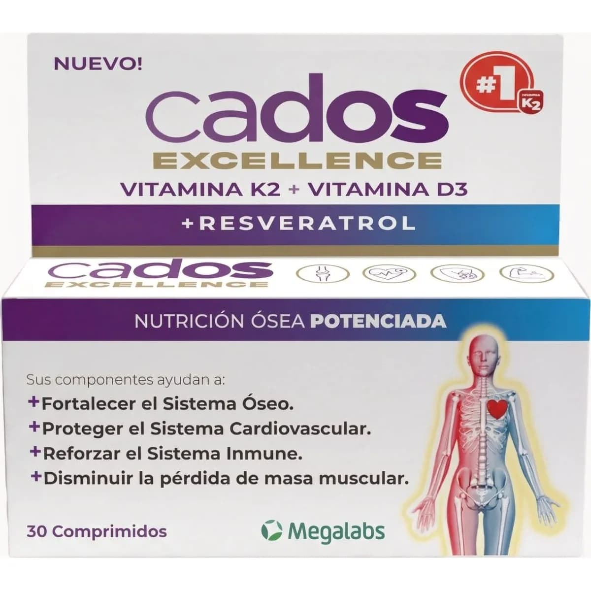 Suplemento Dietario Cados Excellence x 30 Cápsulas