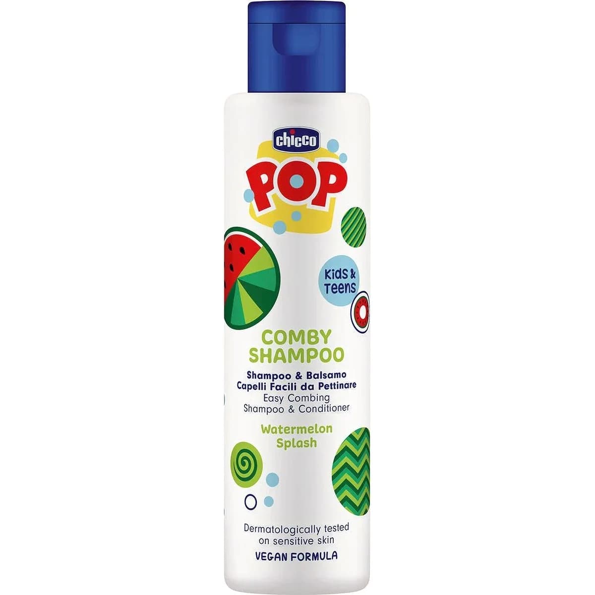 Shampoo y Acondicionador 2 en 1 Chicco Watermelon 250 ml