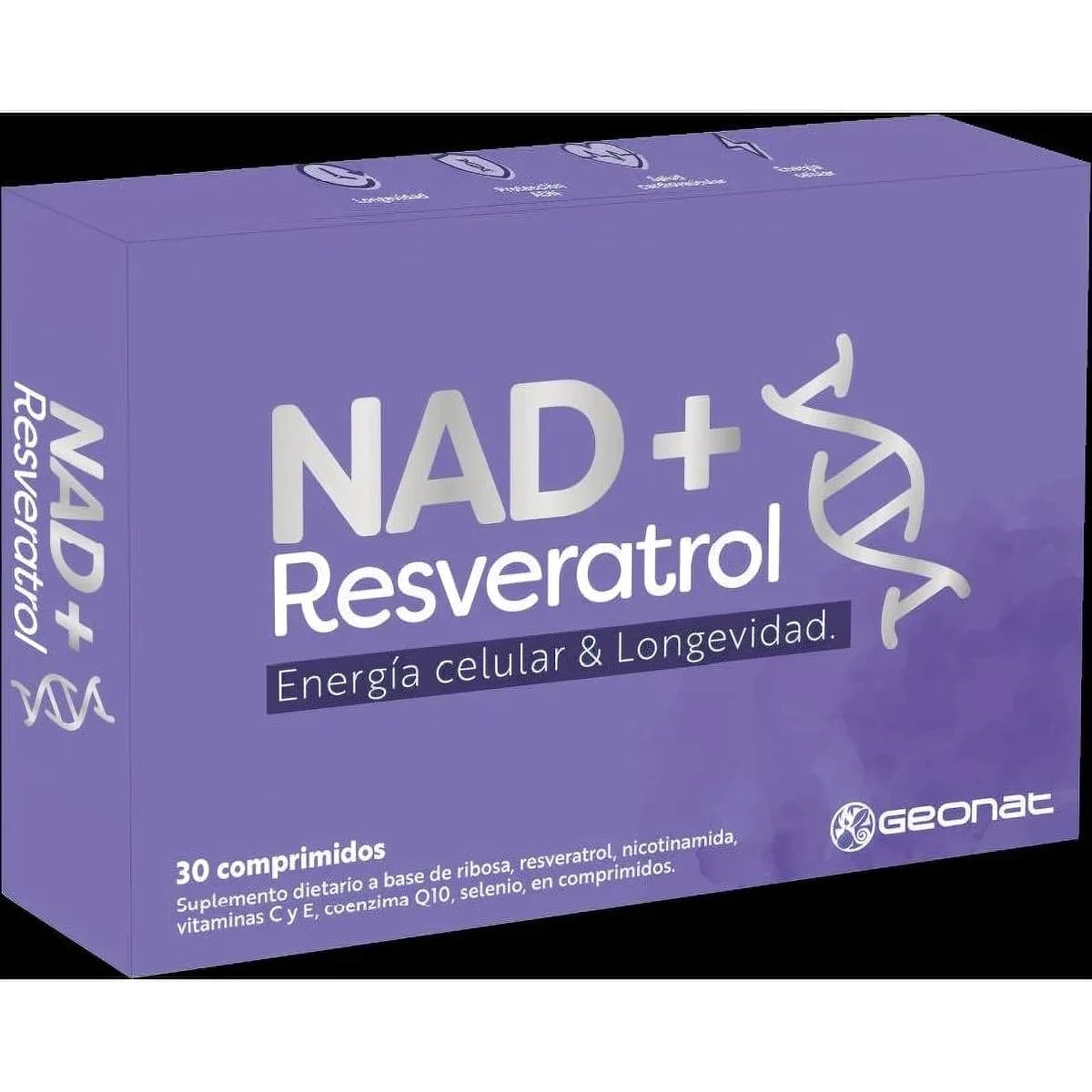 Suplemento Dietario NAD+ con Resveratrol x 30 Comprimidos — PROVEFARMA