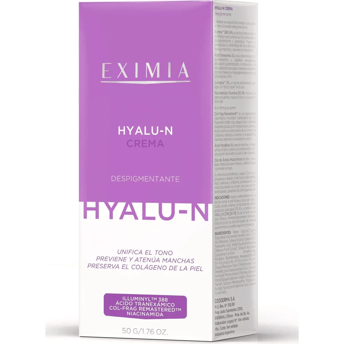 Crema Facial Eximia Hyalu-N 50 g