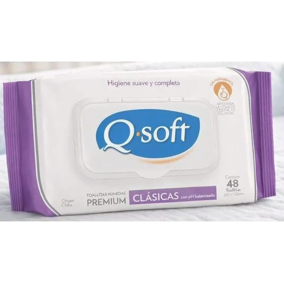 Toallitas Húmedas Qsoft Baby Premium Classic x48 U