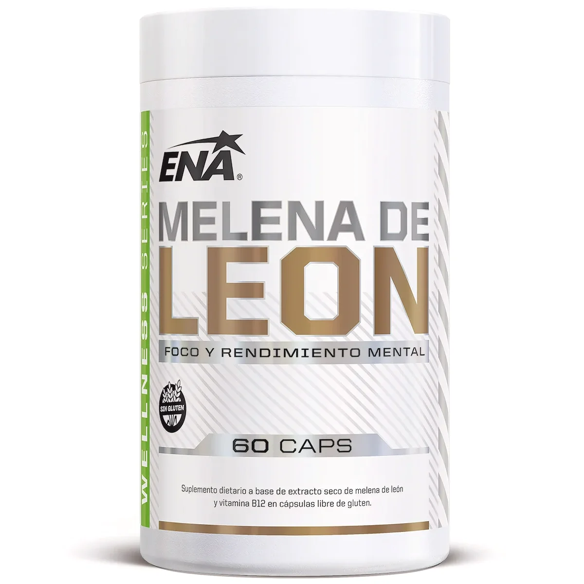 Suplemento Dietario Ena Melena de León Sport Nutrition 60 Comprimidos