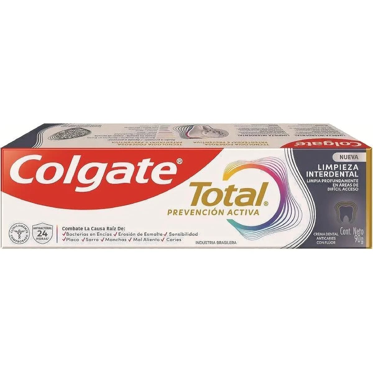 Crema Dental Colgate Total Limpieza Interdental 90 g