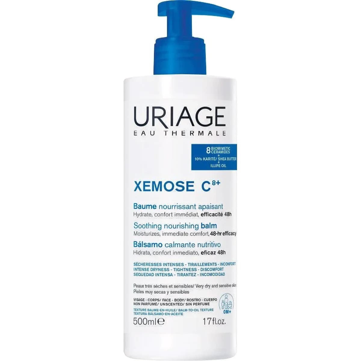 Crema Uriage Xemose C8+ Anti-Sooth 500ml