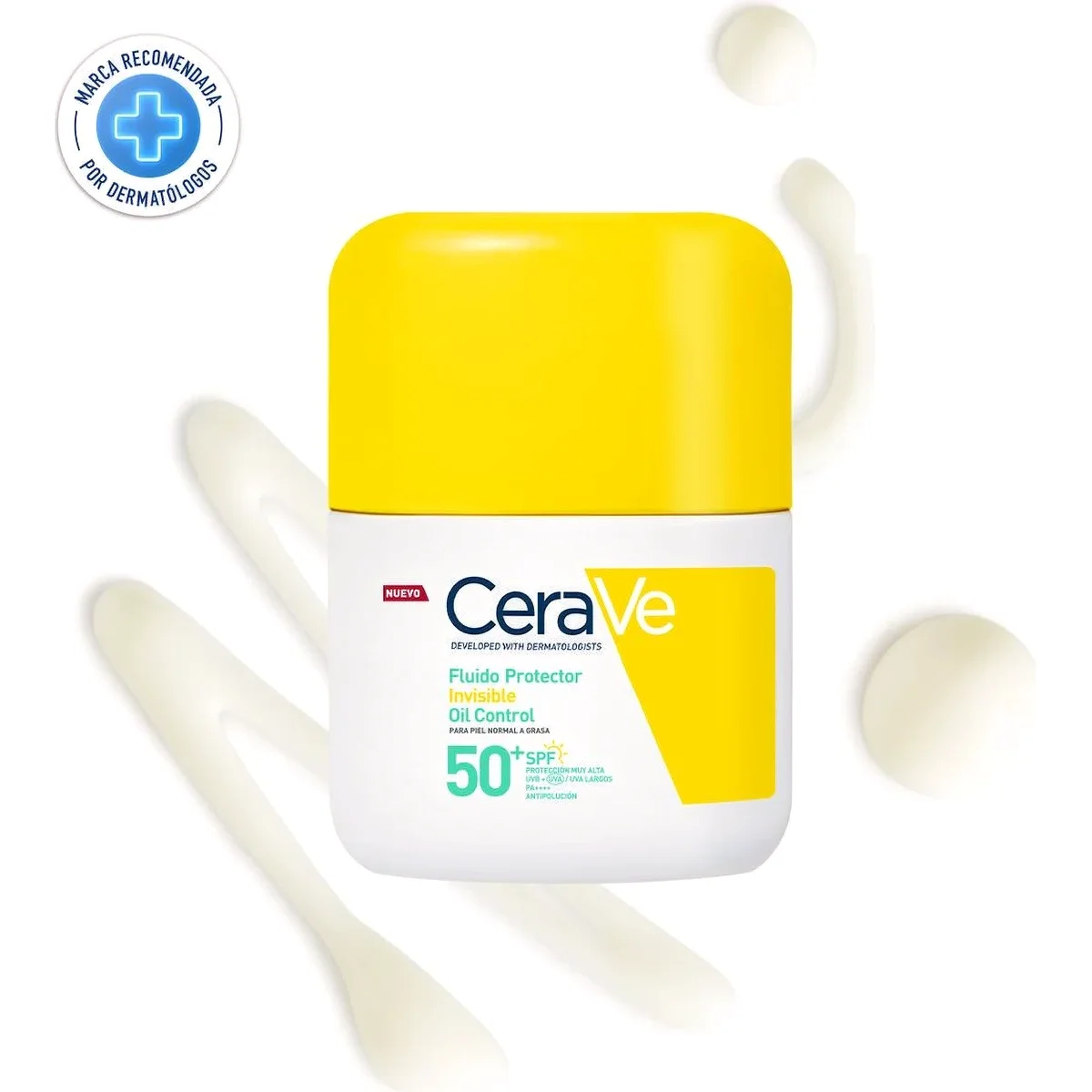 Protector Solar Facial CeraVe Oil Control FPS 50+ Fluido 50 ml