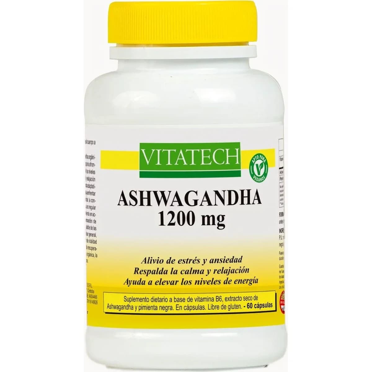 Ashwagandha Ultratech 1300 x 60 Cápsulas